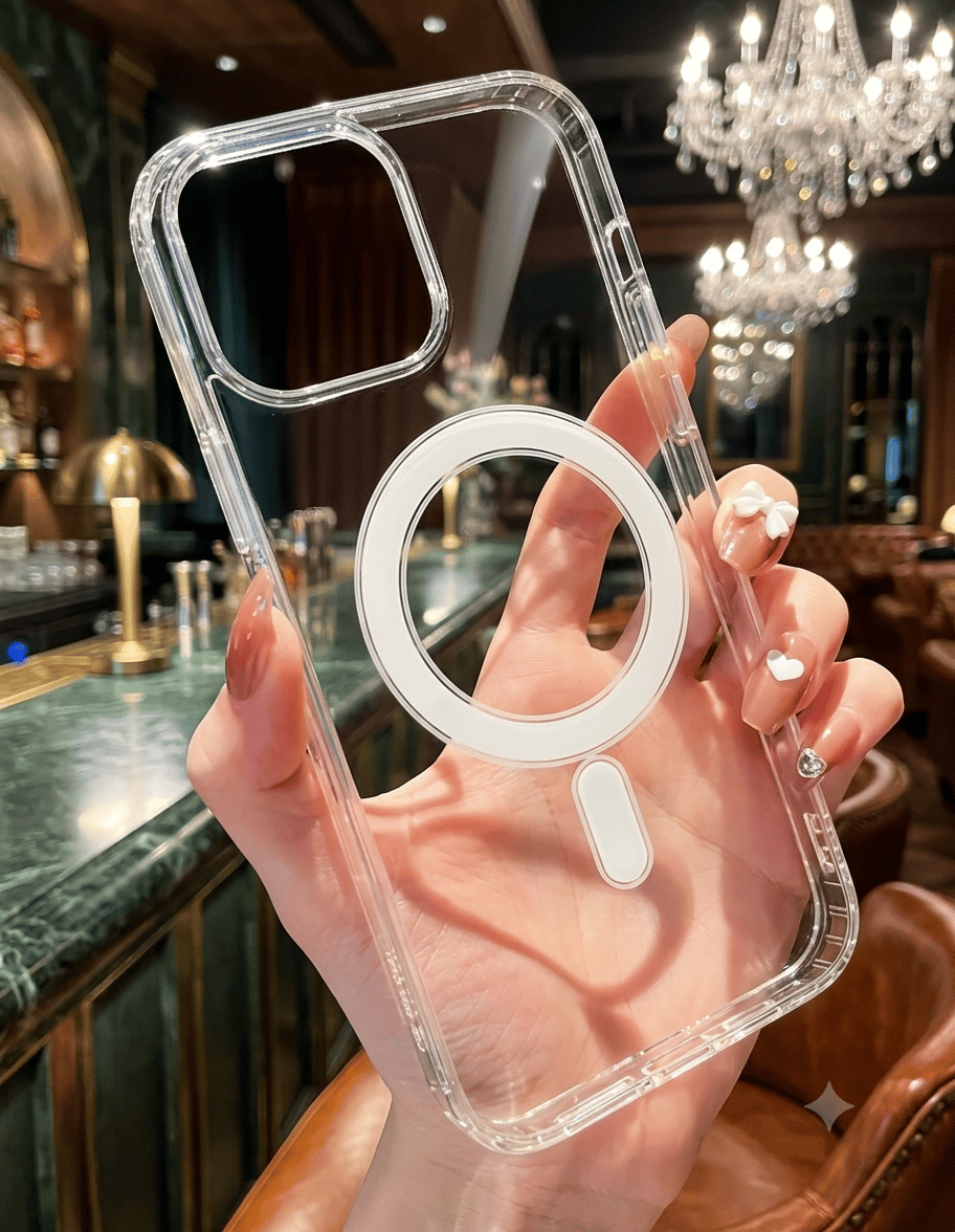 Toptan İphone 11 MagSafe Uyumlu Animasyonlu Şeffaf Mika Kılıf Kutulu
