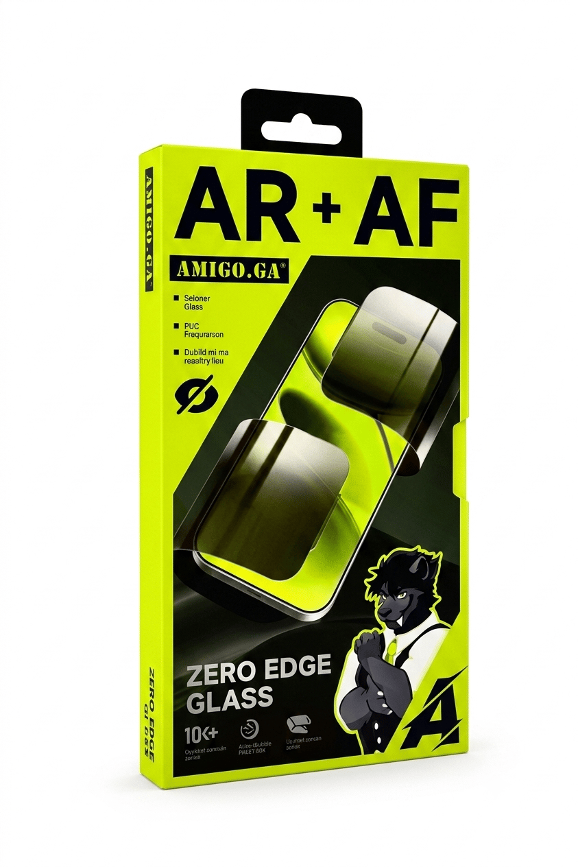 Toptan Amigo.Ga iPhone 14 Pro Premium AR+AF Hayalet Ekran Koruyucu (Zero Edge Glass)
