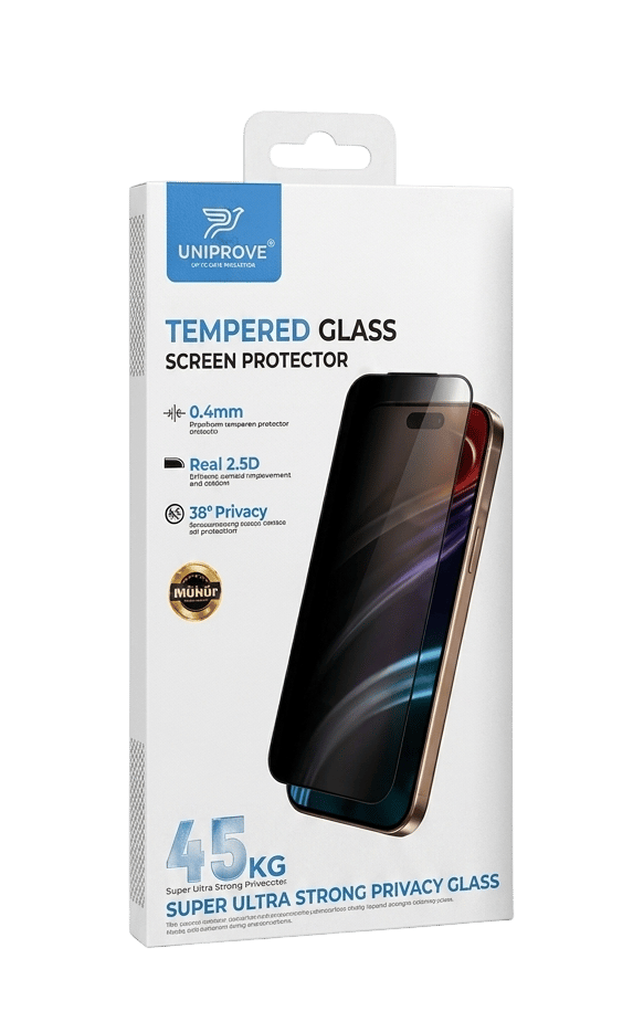 Toptan İphone 17 Uniprove Hayalet 45 KG Ultra Dayanaklı HD Tam Ekran Koruyucu