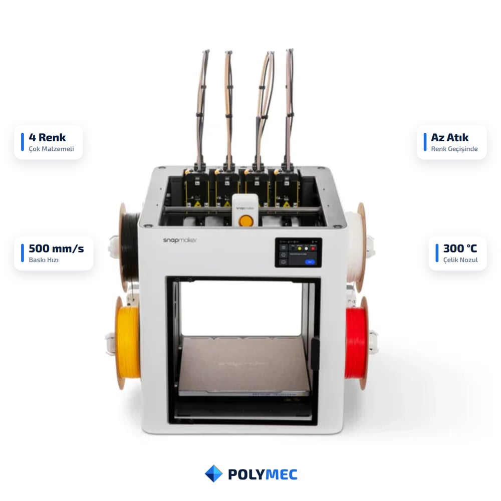 Snapmaker U1 Çok Renkli 3D Yazıcı