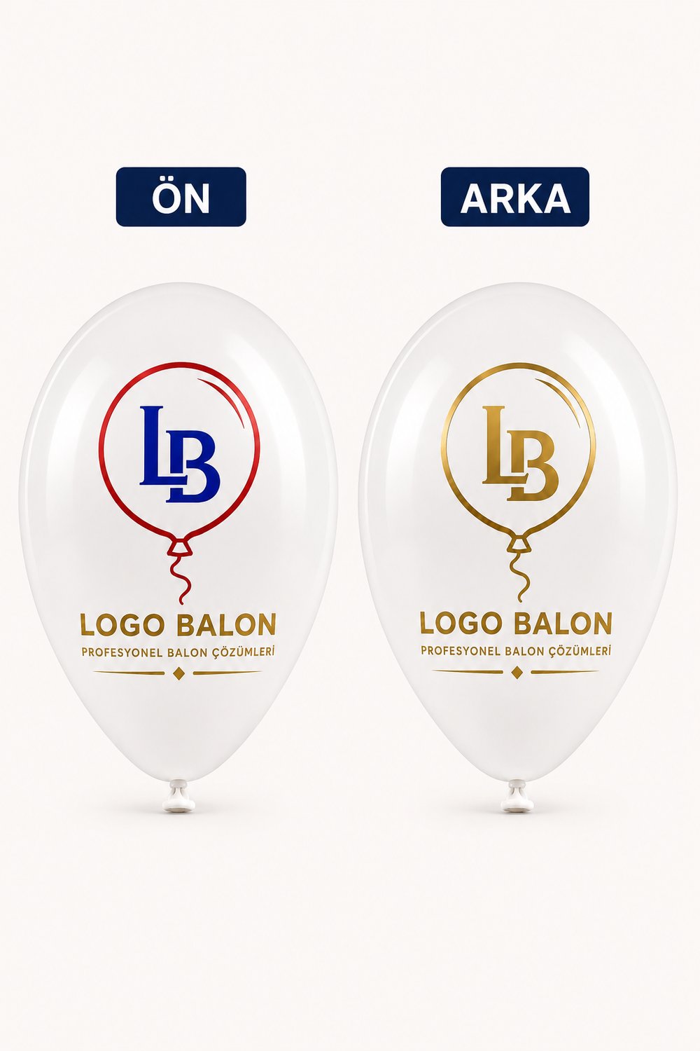 Baskılı Reklam Balonu 3+1 Çift Yüz 3 Renk Baskılı