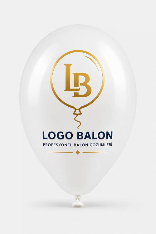 Logo Baskılı Balon (2+0 Tek Renk Baskı)