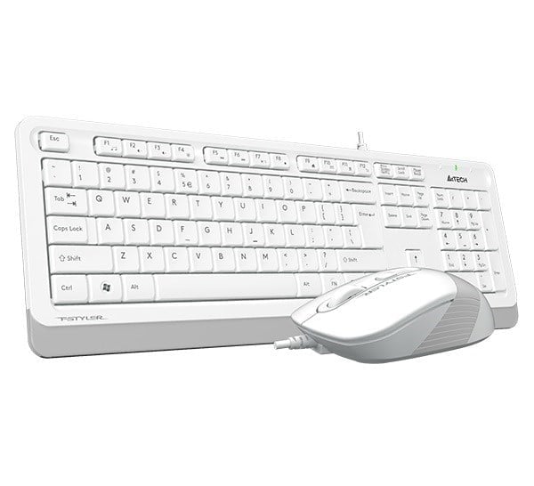A4-Tech Kablolu Set Beyaz (F1010-B)