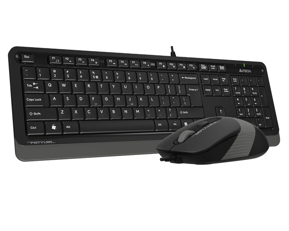 A4-Tech Kablolu Set Gri (F1010-G)