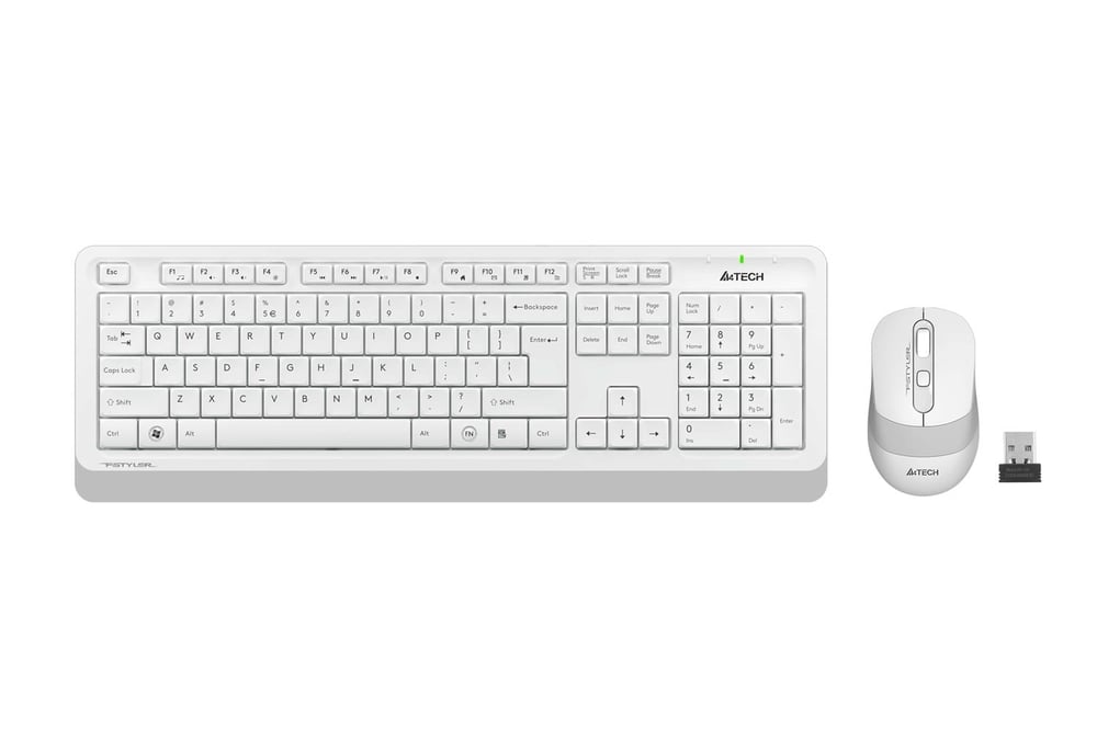 A4-Tech Kablosuz Set Beyaz (FG1010-B)