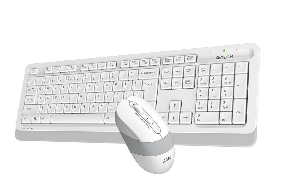 A4-Tech Kablosuz Set Beyaz (FG1010-B)