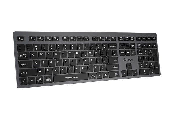 A4-Tech Şarjlı Bluetooth Klavye Gri (FBX50C)