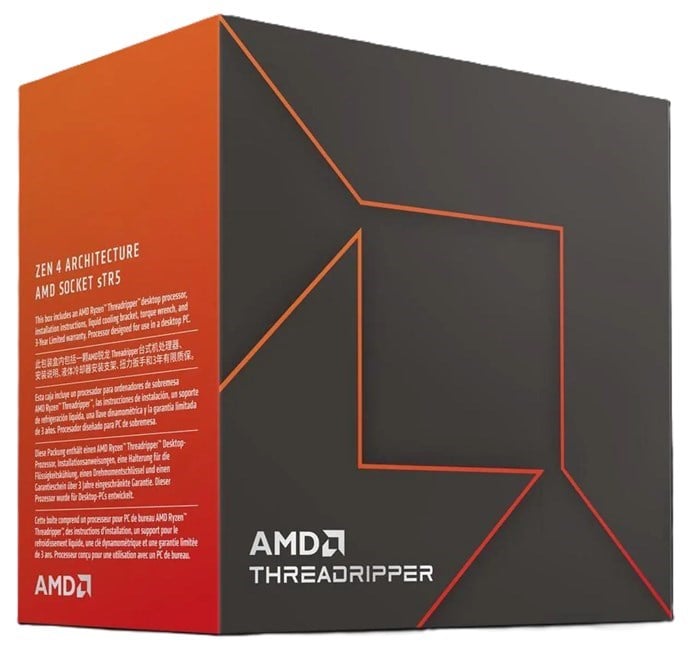 Amd Ryzen TR 7970X sTR5Pin 350W Fansız Box