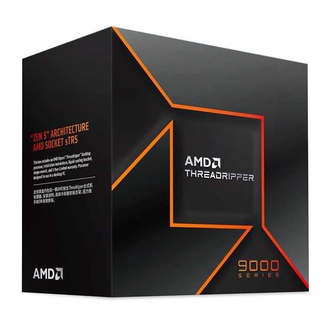 Amd Ryzen TR 9960X sTR5Pin 350W Fansız Box