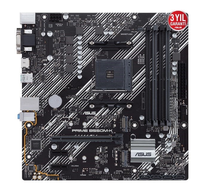 Asus Prime B550M-K ARGB AM4 Ryzen DDR4 Hdmi Dp