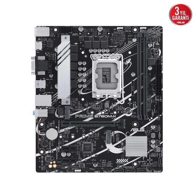 Asus Prime B760M-K D5 1700P Vga Hdmi