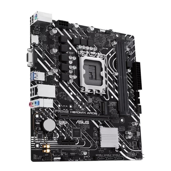 Asus Prime H610M-K ARGB D5 1700P Vga Hdmi