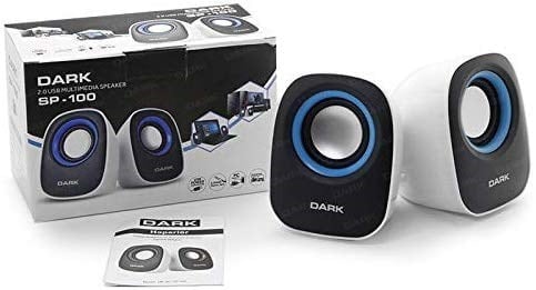 Dark (DK-AC-SP100) USB Hoparlör 1+1 Beyaz Renk