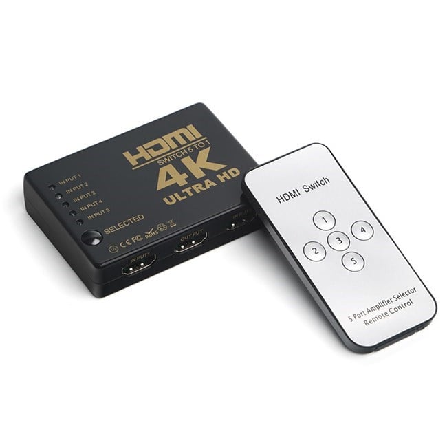 Dark (DK-HD-SW4X1K) 5/1 Kumandalı 4K HDMI Switch