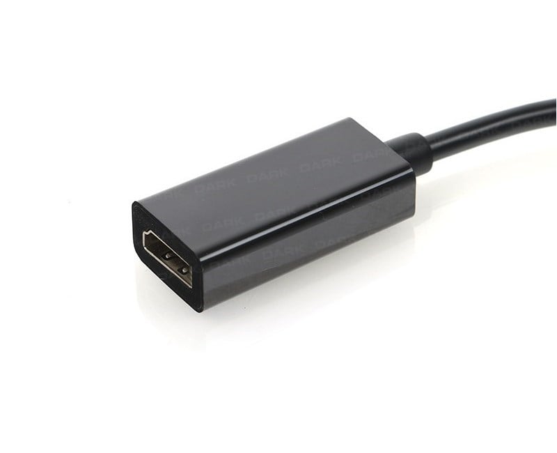 Dark DisplayPort to HDMI Dişi Kablo 4K