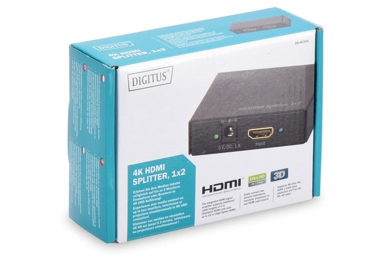 Digitus HDMI Çoklayıcı (1 Giriş 2 Çıkış)