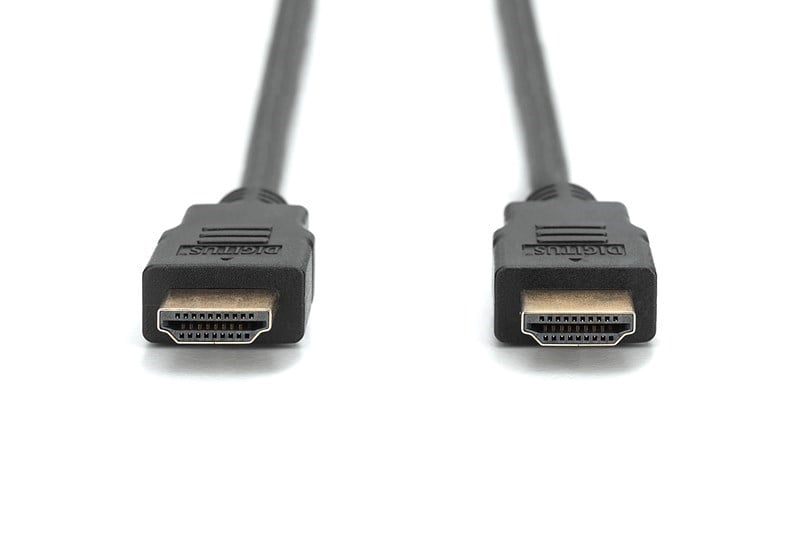 Digitus HDMI Kablo Altın Uçlu Siyah (5m) 4K