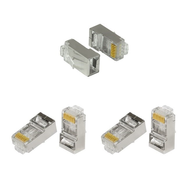 Frisby FNW-RJ4522N FTP Cat6 Metal RJ45 Konnektör