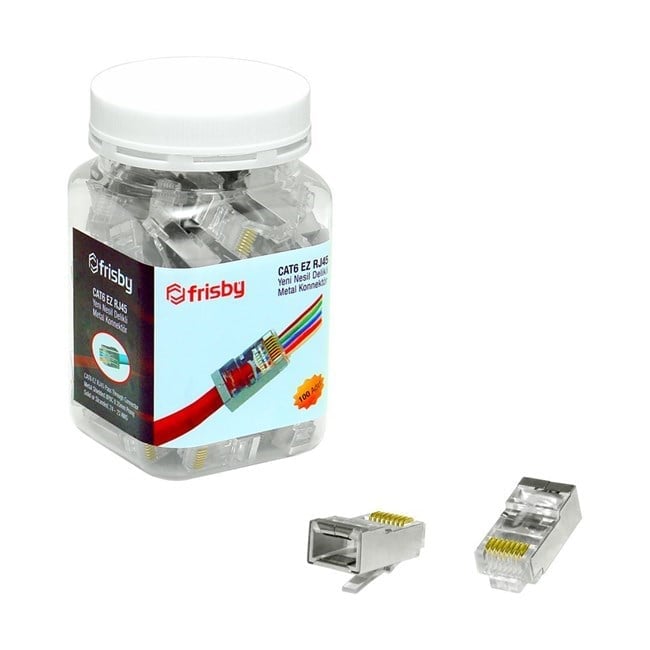 Frisby FNW-RJ4528N Cat6 Yeni Nesil 100lü Konnektör