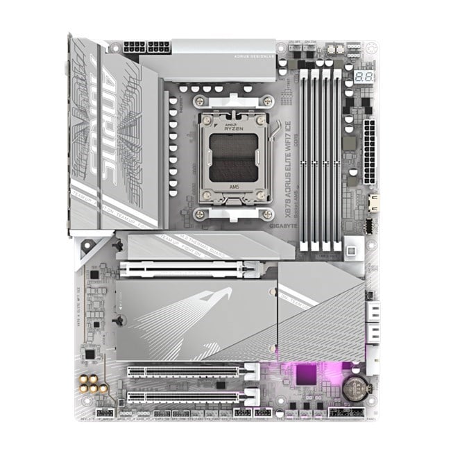 Gigabyte X870 Aorus Elite Wifi 7 Ice D5 AM5 Type-C