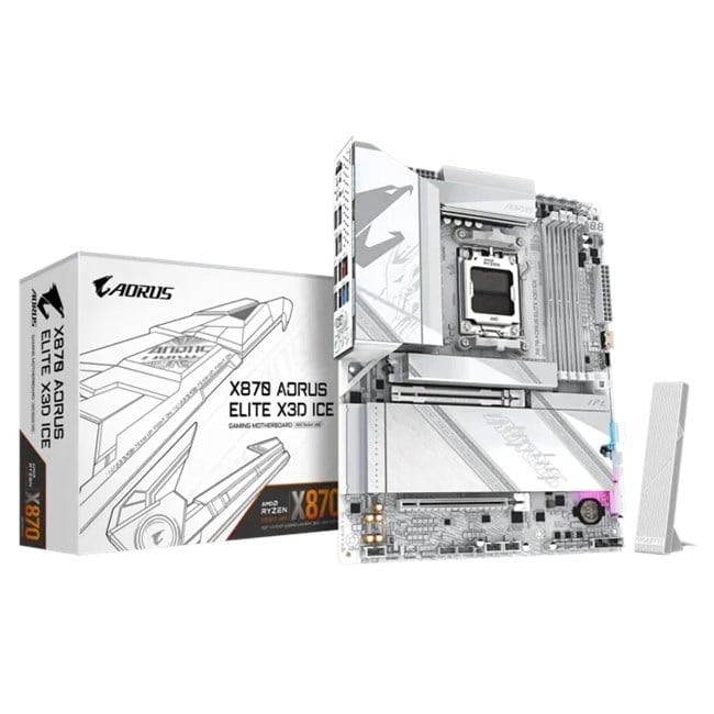 Gigabyte X870 Aorus Elite X3D ICE Wifi 7 D5 AM5