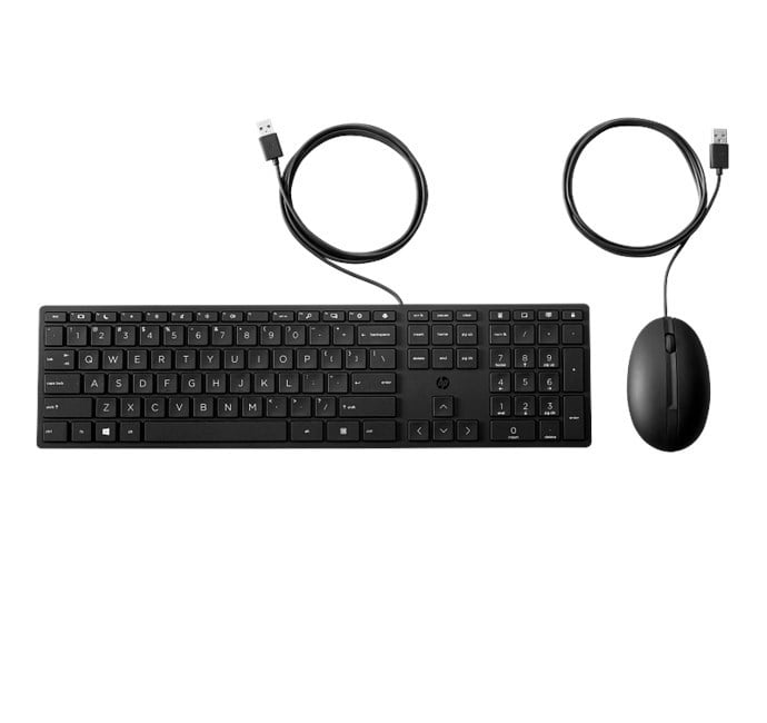 HP 320MK Kablolu Set Siyah (9SR36UT)