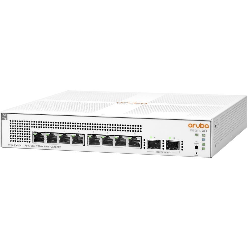 HPE Aruba 1930 8 Port Gigabit PoE 124W (JL681A)