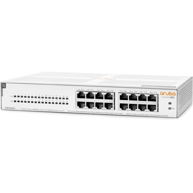 HPE Aruba Ion 1430-16G PoE+ 124W Yntlmz (R8R48A)