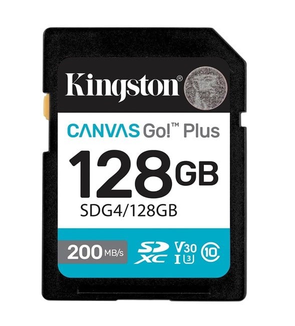 Kingston 128GB SDXC Canvas Go+ 200MB/s SDG4/128GB