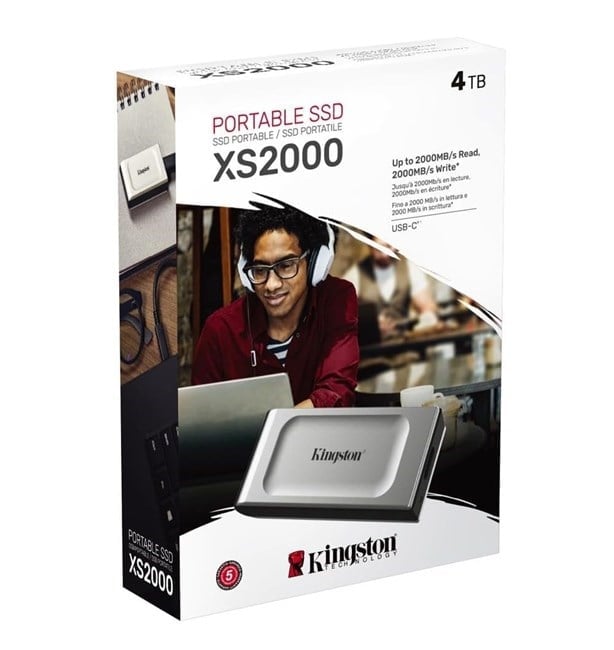 Kingston 4TB SXS2000 BOC Usb-C Taşınabilir SSD
