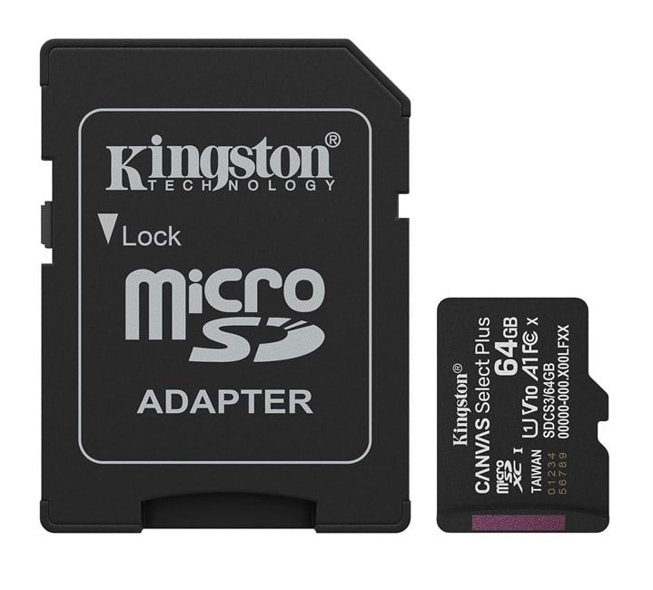 Kingston 64GB Micro SD Gen3 100MB/s SDCS3/64GB