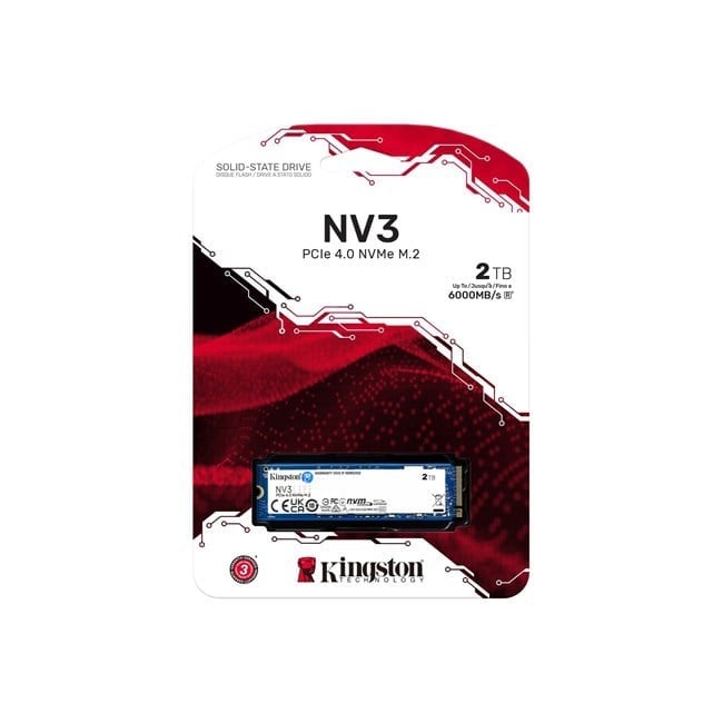 Kingston SNV3S 2TB M.2 NVMe SSD (6000-5000MBs)