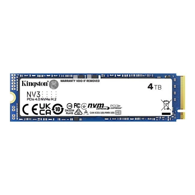 Kingston SNV3S 4TB M.2 NVMe SSD (6000-5000MBs)