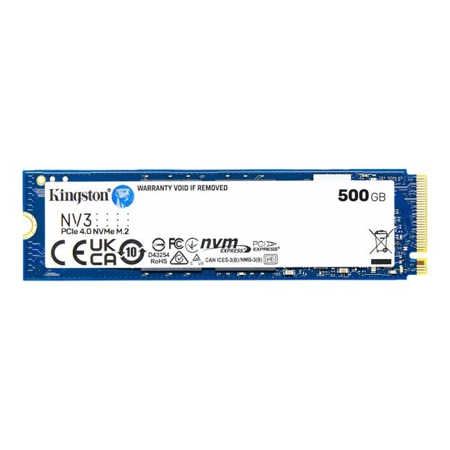 Kingston SNV3S 500GB M.2 NVMe SSD (5000-3000MBs)