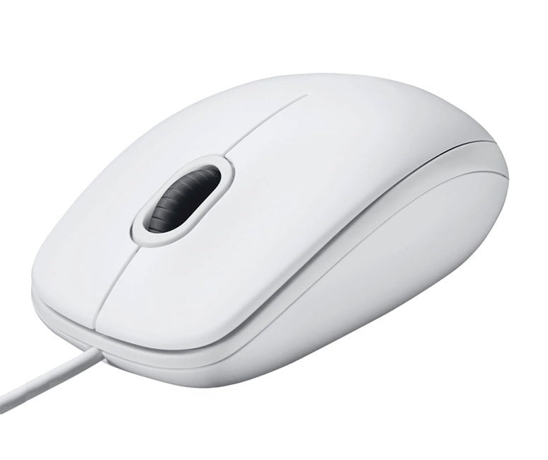 Logitech B100 Kablolu Optik Mouse Beyaz 910-003360