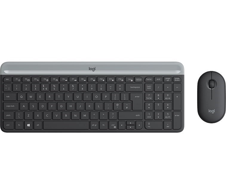 Logitech MK470 ince Kablosuz Set Siyah 920-009435