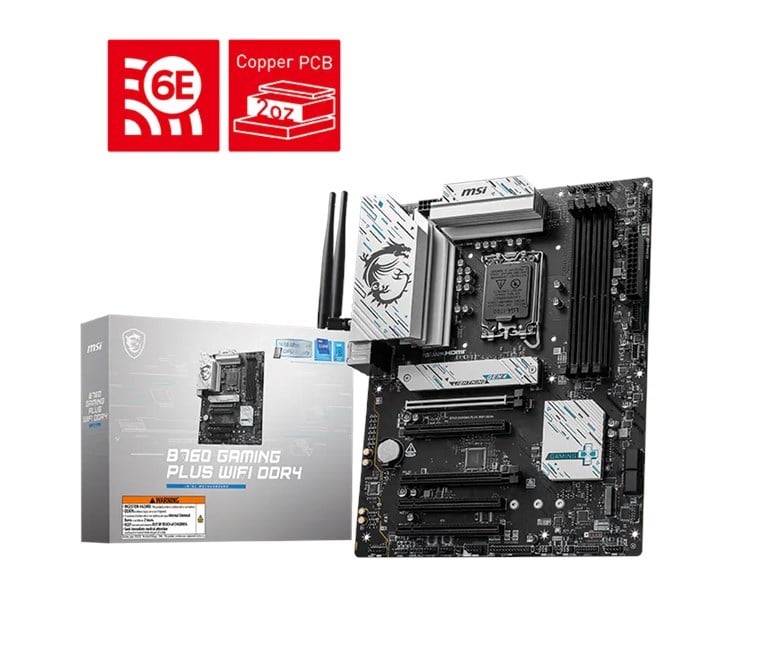 MSI B760 GAMING PLUS WIFI D4 1700P Hdmi Dp Type-C