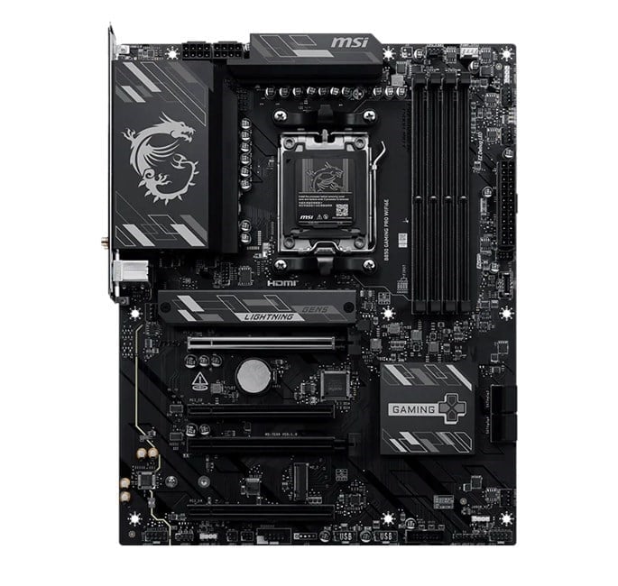 MSI B850 GAMING PRO WIFI6E AM5 Ryzen D5 Type-C