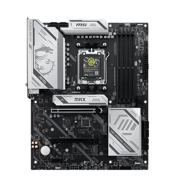 MSI MAG X870E GAMING MAX WIFI AM5 Ryzen D5 Type-C