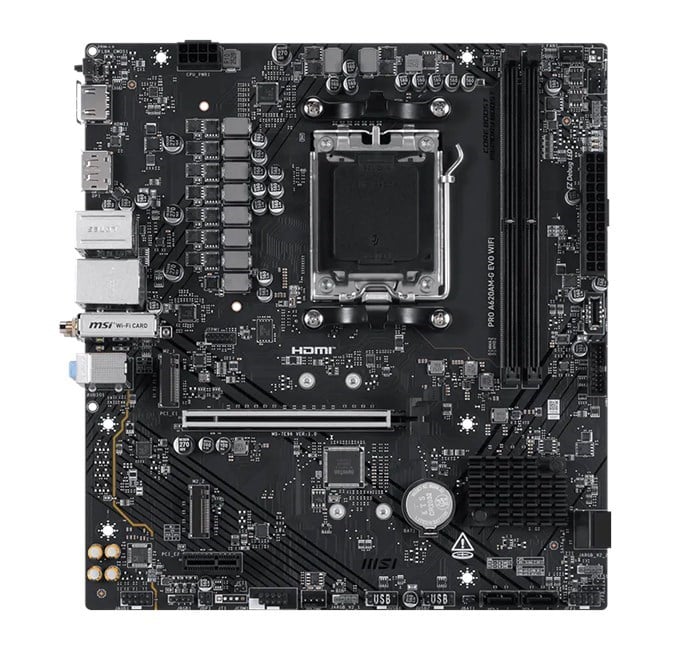 MSI PRO A620AM-G EVO WIFI AM5 Ryzen DDR5 Dp Hdmi