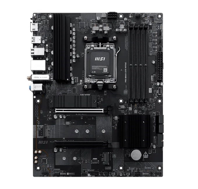 MSI PRO B840-S EVO WIFI6E AM5 D5 Hdmi Type-C
