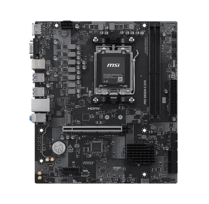 MSI PRO B850M-E EVO AM5 Ryzen D5 HDMI