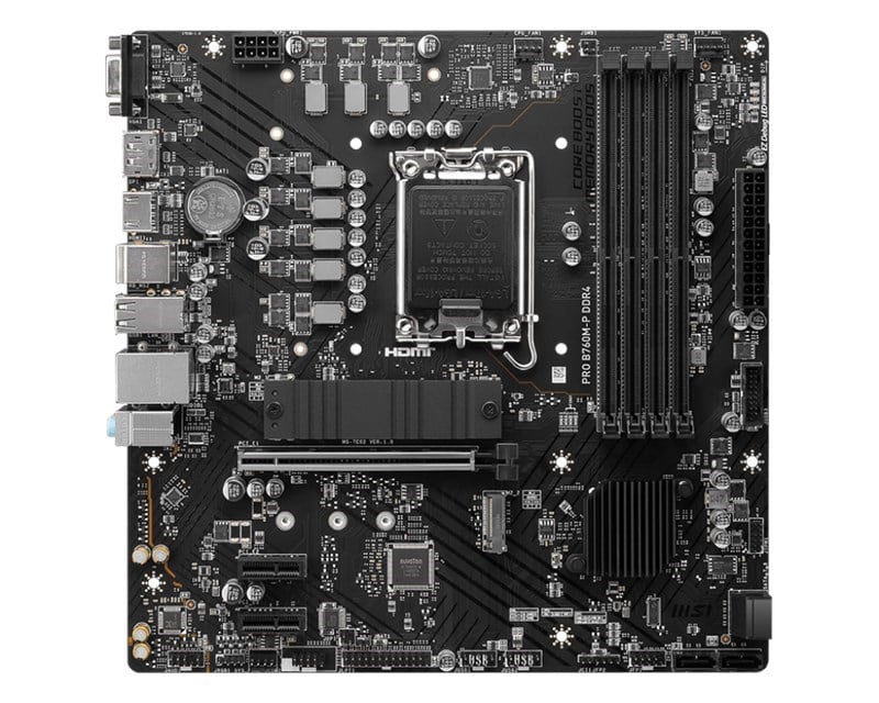 MSI Pro B760M-P D4 1700P Vga Hdmi Dp