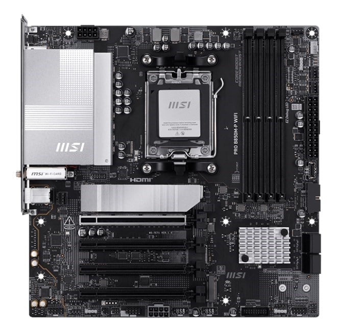 MSI Pro B850M-P Wifi AM5 D5 Hdmi Dp Type-C