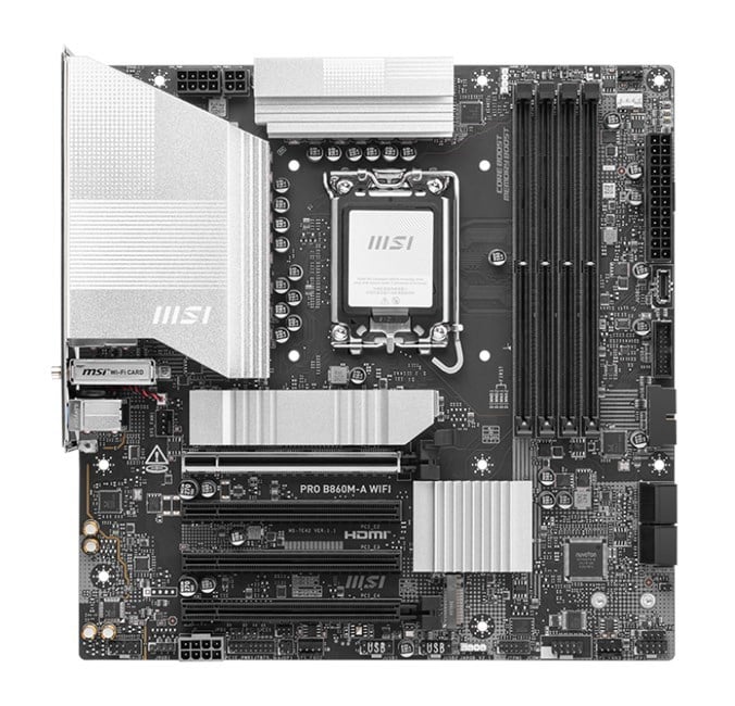 MSI Pro B860M-A Wifi DDR5 1851P Hdmi Dp Type-C