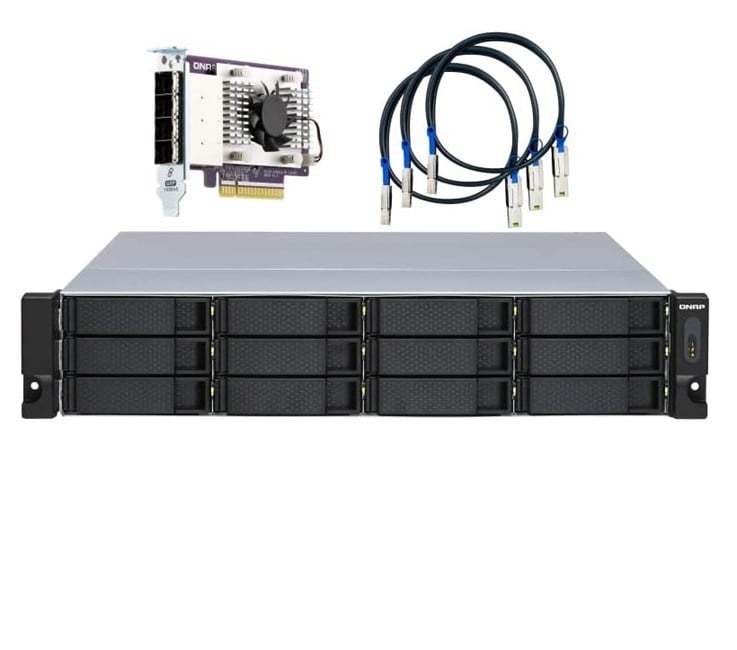 QNAP TL-R1200S-RP 12 Yuvalı Rack Genişleme Ünitesi