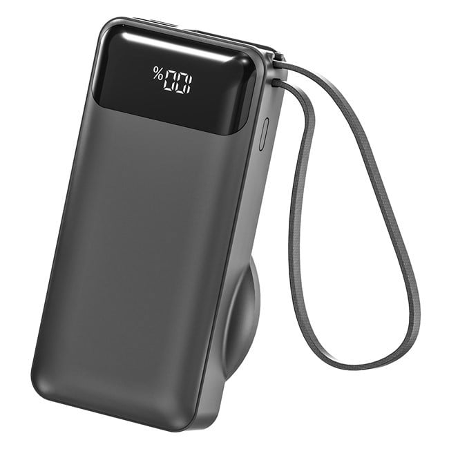 S-link Powerbank 10000mAh Type-C  Kablosuz Siyah