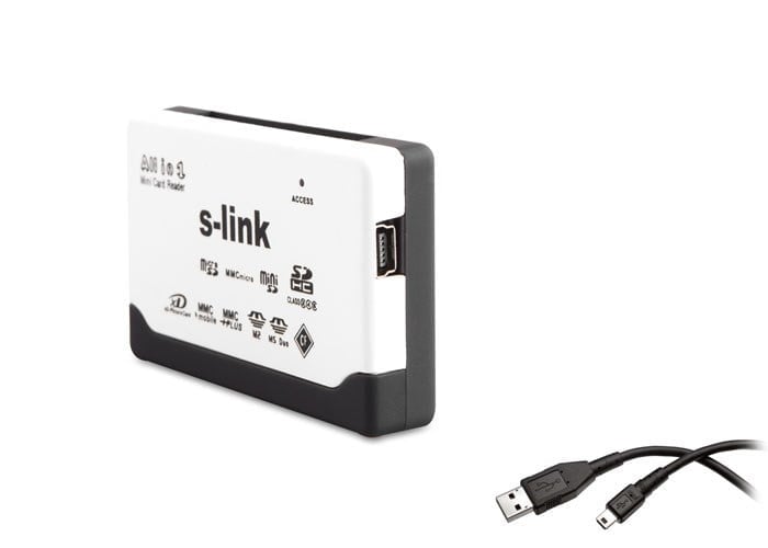 S-link SLX-A62 Harici TF+M2 Kart Okuyucu