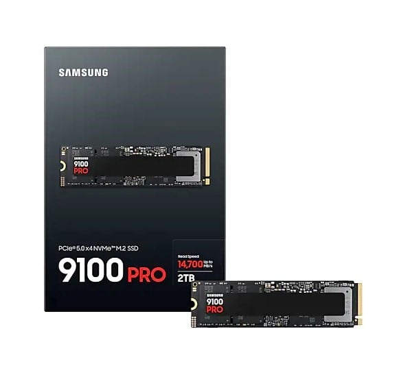 Samsung 9100 Pro 2TB M.2 NVMe (14700/13400MB/s)