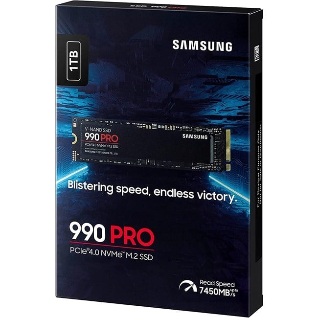 Samsung 990 Pro 1TB M.2 NVMe (7450/6900MB/s)